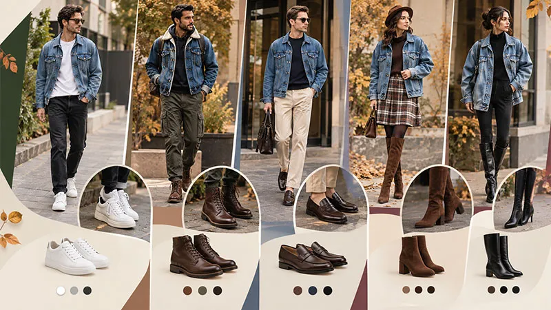 با کت جین چه کفشی بپوشیم؟