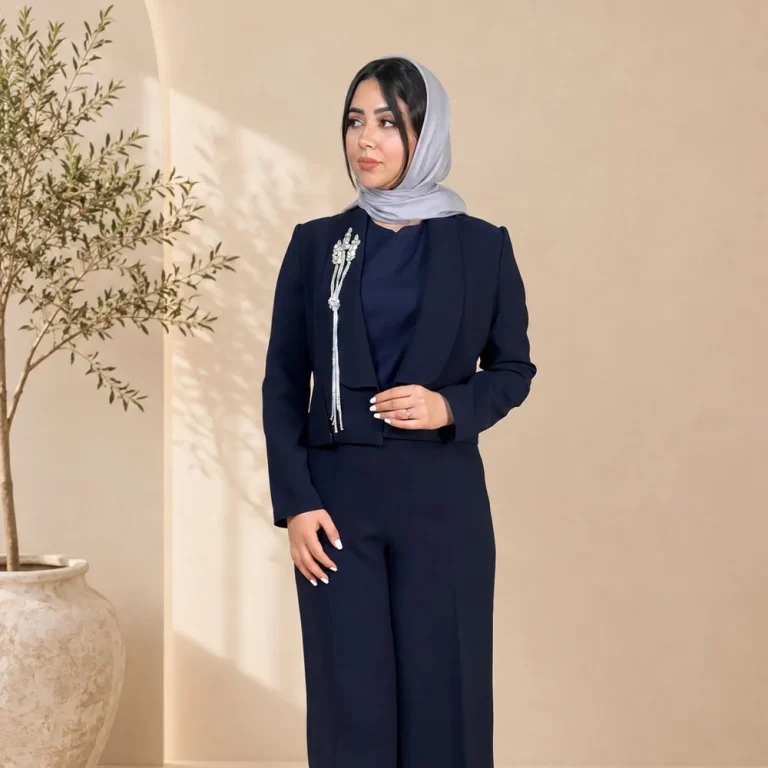 کت و شلوار زنانه سنگ گندوم