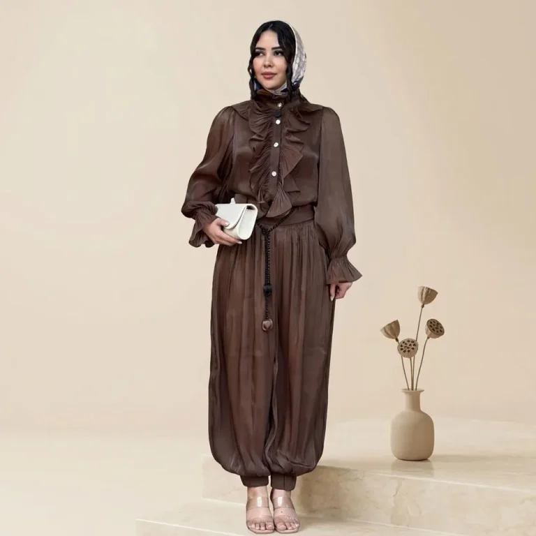 ست شومیز و شلوار زنانه حلزونی سنبادی