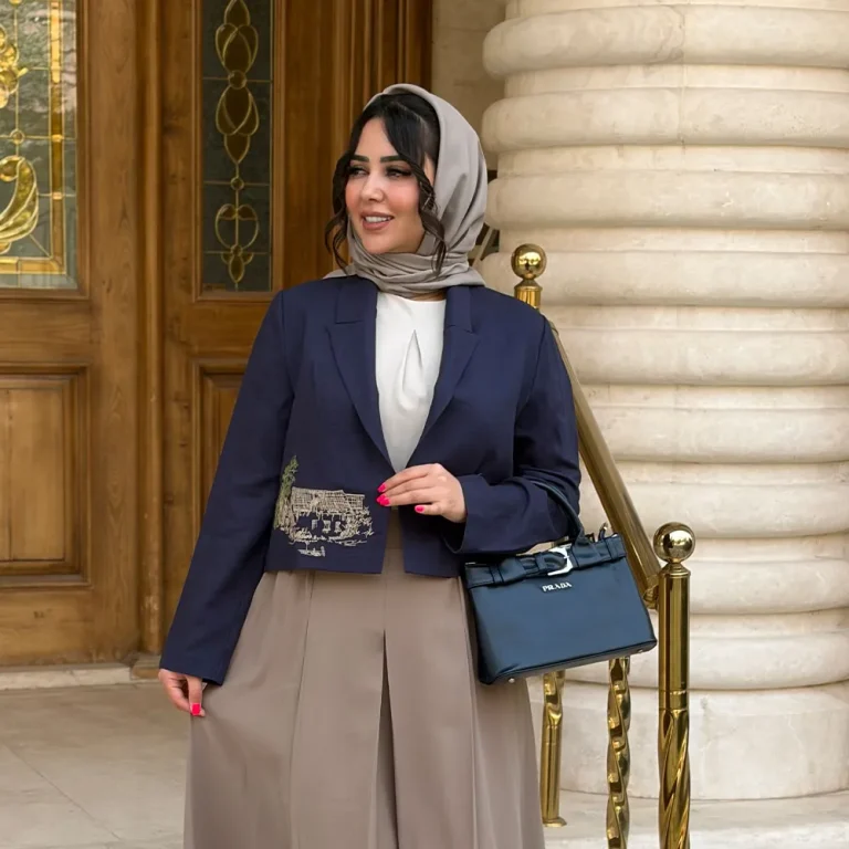 کت لنین ترک زنانه طرح مزرعه