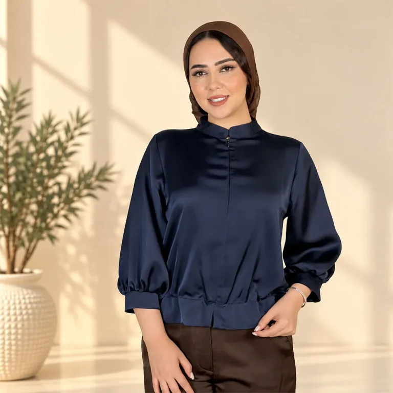 شومیز زنانه ساتن دبل فیس