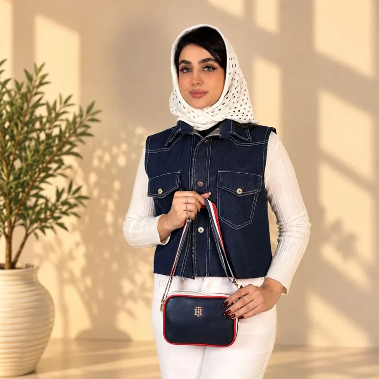 وست جین زنانه دمسه دوزی