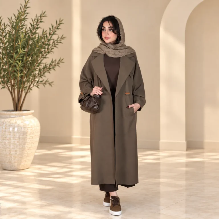 مانتو زنانه اور دکمه هرمس